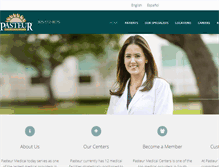 Tablet Screenshot of pasteurmedical.com